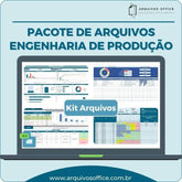 Pacote de Arquivos para Engenharia de Produção ARQUIVOS OFFICE